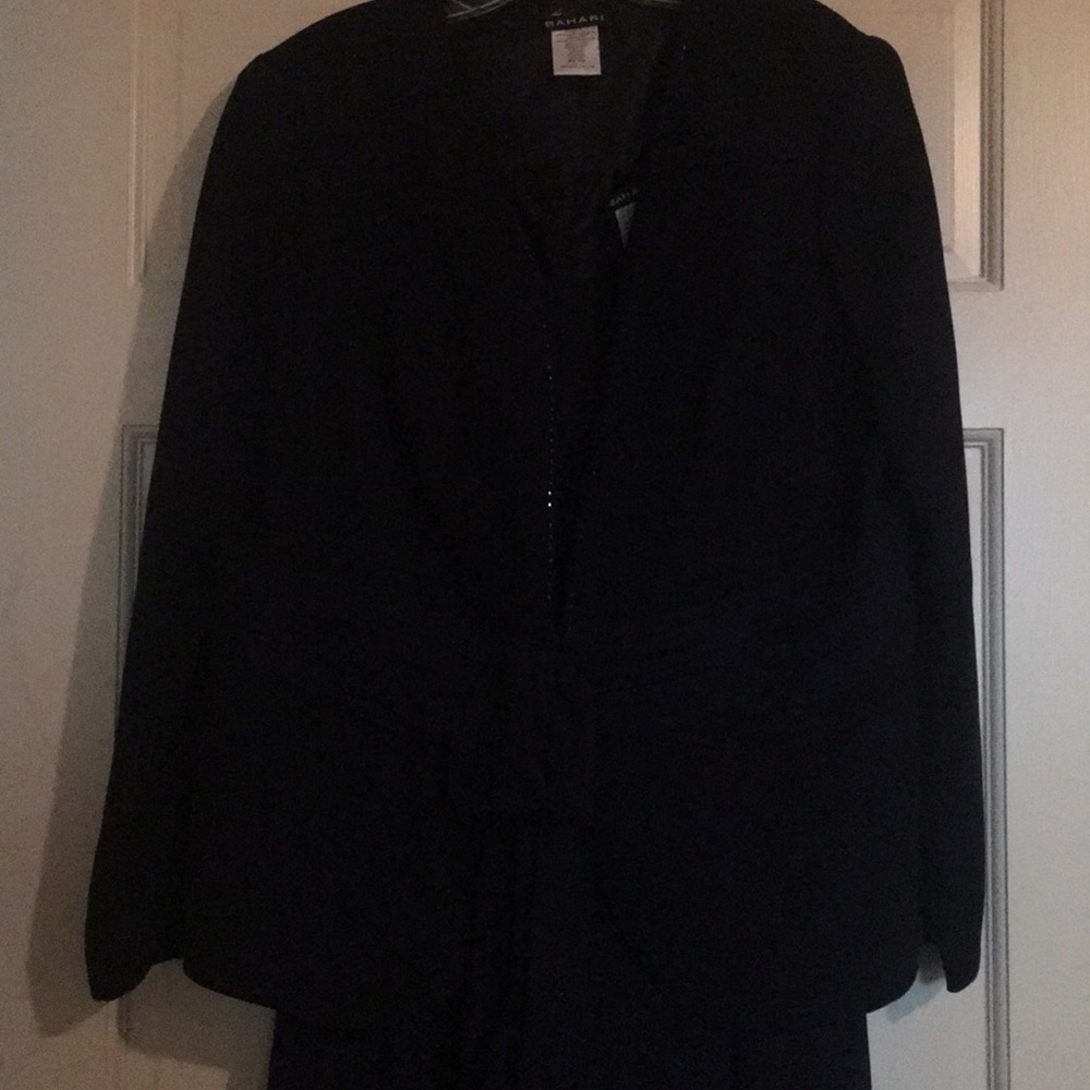 Dark navy dress with jacket - Picture 2 of 6